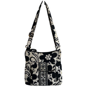 Vera Bradley Night & Day Hipster Large Adjustable Strap Crossbody Bag With Wear